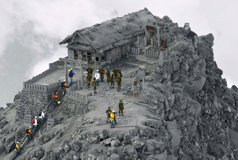 Ontake volcanic