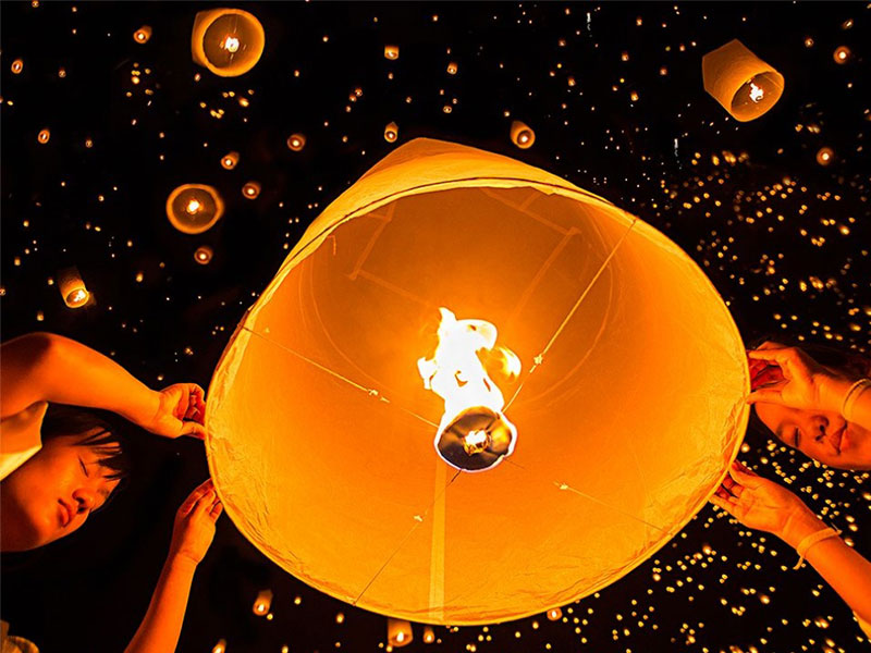 Sky lantern festival